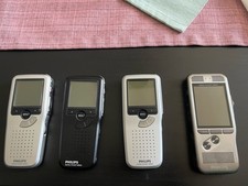 4x Digitales Diktiergeräte