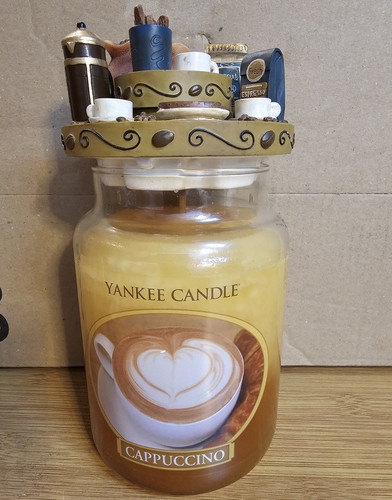 Yankee candle cappuccino - candle,