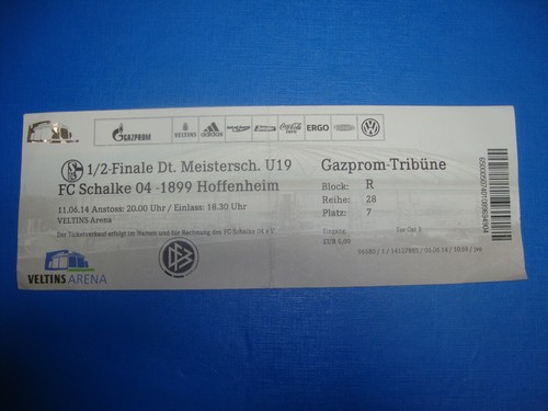 2014 ticket schalke 1899 - 2014,