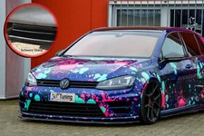 Spoilerschwert Frontspoiler aus ABS für VW Golf 7 R-Line ABE schwarz glänzend