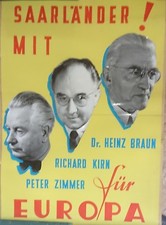 Saar Entwurf Plakat SPS