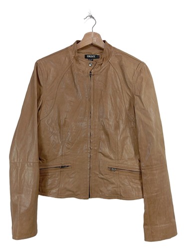 Dkny lederjacke damen jacke - dkny,