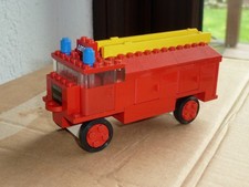 Lego Lenk LKW 336 Feuerwehr Leiterwagen  1967  alt rar vintage