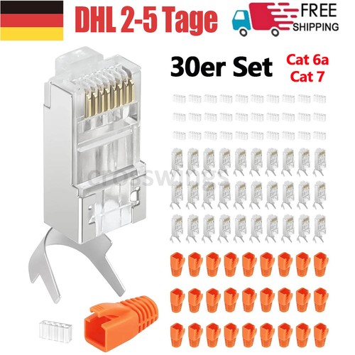 30x set netzwerkstecker rj45 - 30x,