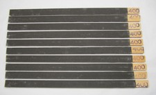 10 Schmirgelhölzer halbrund Körnung 400  Goldschmiedewerkzeug