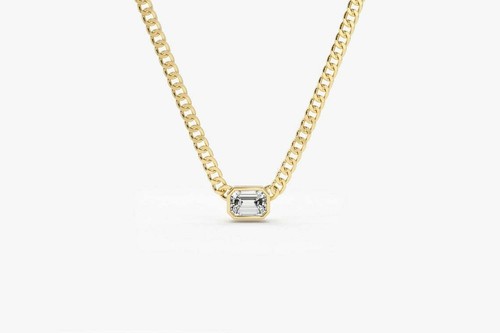 Diamant hals kette collier - diamant,