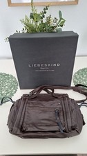 Liebeskind Berlin Handtasche Leder Dunkelbraun Top Zustand