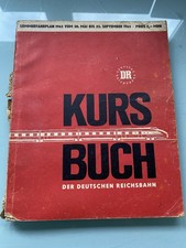 Kursbuch Deutsche Reichsbahn