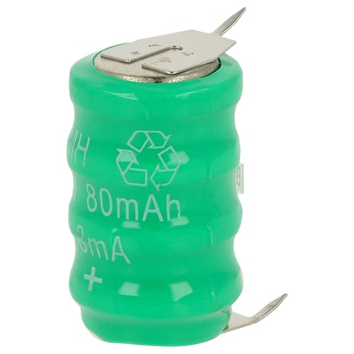 Nimh knopfzellen akku - nimh, 80mah