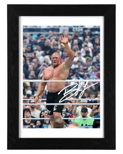 Brock lesnar signed autogramm - lesnar,