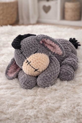 Handgemachter kuscheltier esel - handgemachter,