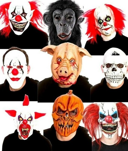 Deluxe halloween horror latex - horror,