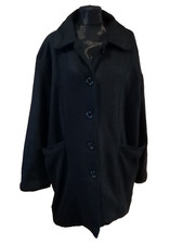 Fleecemantel, schwarz, Gr. XL