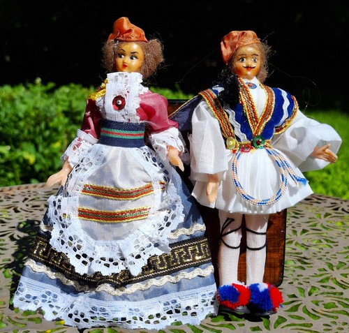Trachten puppe paar aus - trachten,