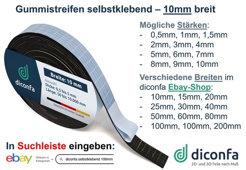 Gummistreifen selbstklebend - gummistreifen,