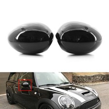 2pcs Glanz Schwarz Gehaüse