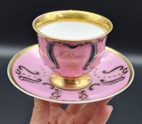 Biedermeier tasse andenken - biedermeier,