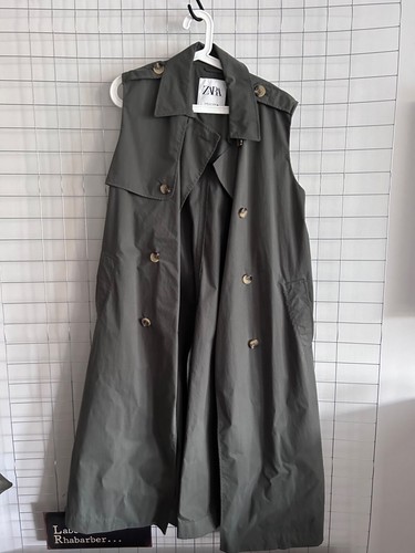 Zara trenchweste khaki - zara,