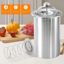 Edelstahl Schinkenkocher