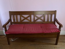 Kiefernholz Bank mit Stauraum 