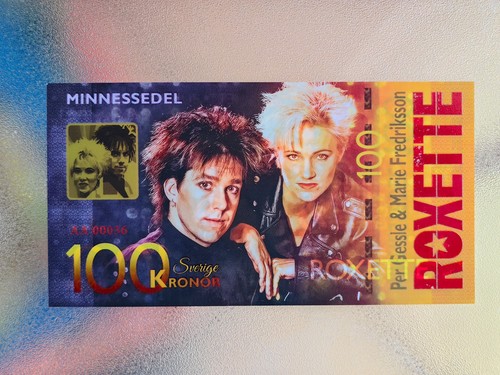100 kronor schweden - kronor, roxette