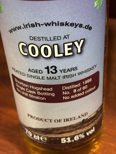 Cooley jahre single cask - jahre,