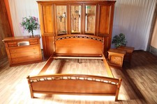 Nr.2080 Dall Agnese- Mozart Schlafzimmer Set Nussbaum Massiv