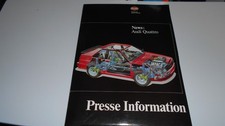 Pressemappe Audi Sport Quattro 9/83
