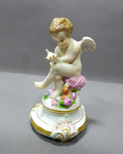 Meissen figur amorette amor - meissen,