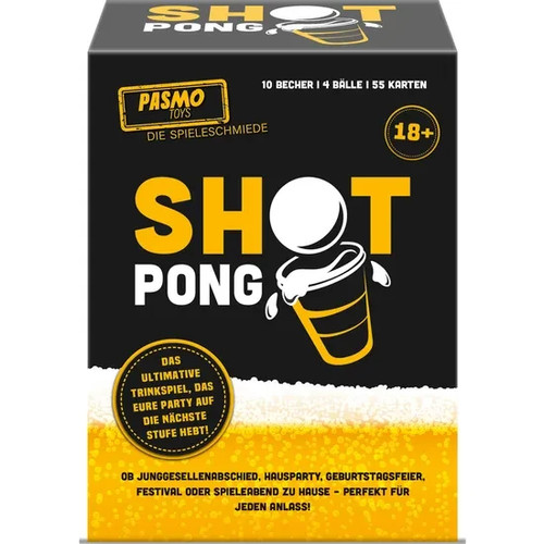 Shot pong partyspiel - pong,