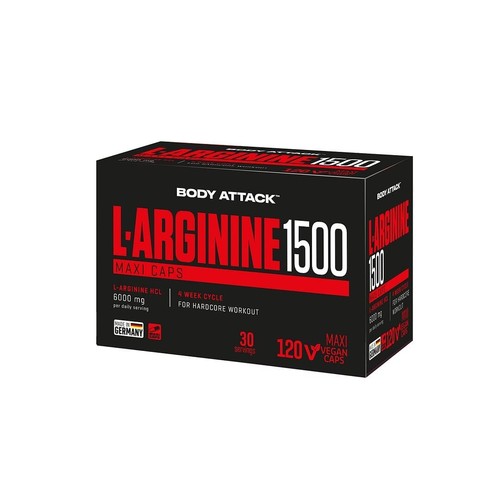 Body attack arginine 1500 - attack, hcl