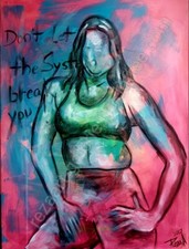 Kräftige Dicke Frau Fitness