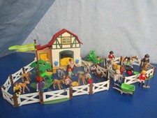 6927 Ponyhof Reiterhof  Pony Pferde  Tiere Figuren Zäune zu 6926 Playmobil 7811