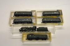 MINITRIX Bayerischer Schnellzug K.Bay.St.B. - Dampflok S 2/5 & 5 Wagen - lesen!