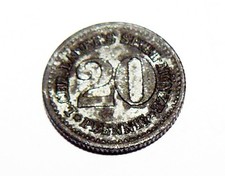 Altes Rechengeld Spiel-Münze