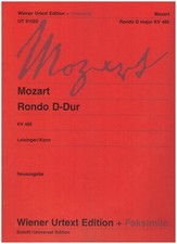 Noten Mozart Rondo D-Dur