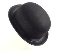 Melone Filzhut Karneval Partyhut Melonenhut Bowler Charleston schwarz 123813213F