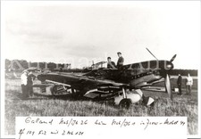 C849 Foto Wehrmacht Archiv Repro Luftwaffe Flugzeug Me109 JG26 rkt Pilot Bilanz
