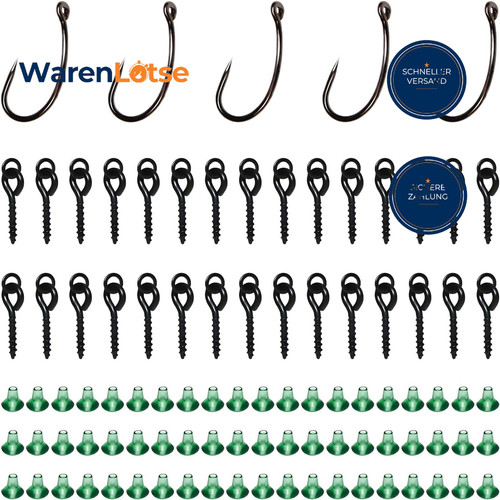 Angelhaken set 95stk - set, 30stk