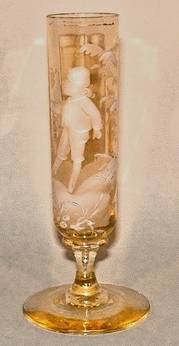 Antike orangefarbene mary - antike,