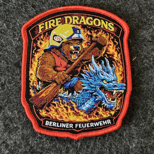 Berliner feuerwehr aufnäher - feuerwehr,