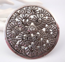 Antike Große Silber Brosche