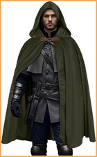 Mittelalter Umhang mit Kapuze