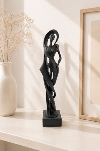 Moderne frauen fgiur schwarz - moderne,