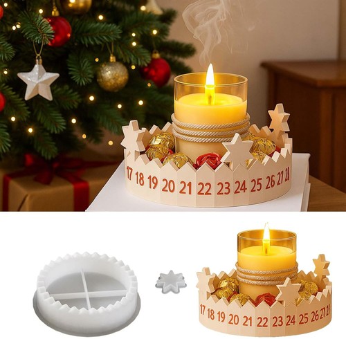Adventskalender silikonform - adventskalender,