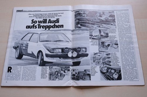 Rallye racing 1979 audi - rallye, 04/1979
