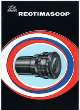 ROW RATHENOW Prospekt RECTIMASCOP Kino-Projektionsanamorphote Objektiv (5303