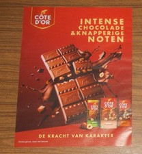 Seltene Werbung COTE D'OR Schokolade - De Kracht van Karakter - Elefant 2025