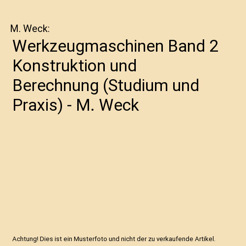 Werkzeugmaschinen band - werkzeugmaschinen, 2