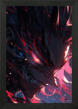 Anime Figur mit roten Augen